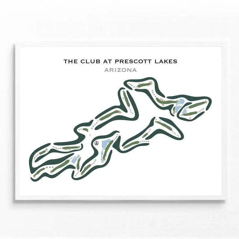 The Club at Prescott Lakes, Arizona - Printed Golf Courses