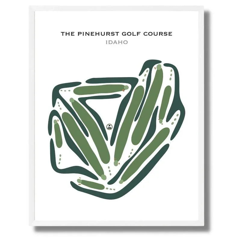The Pinehurst Golf Course, Idaho - Printed Golf Courses