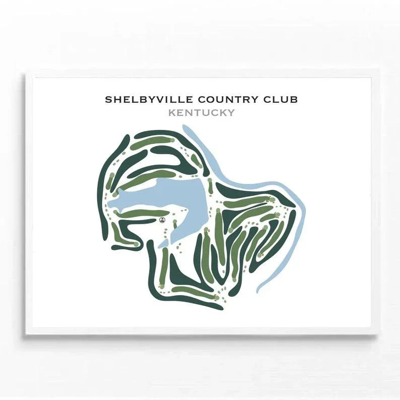 Shelbyville Country Club, Kentucky - Printed Golf Courses