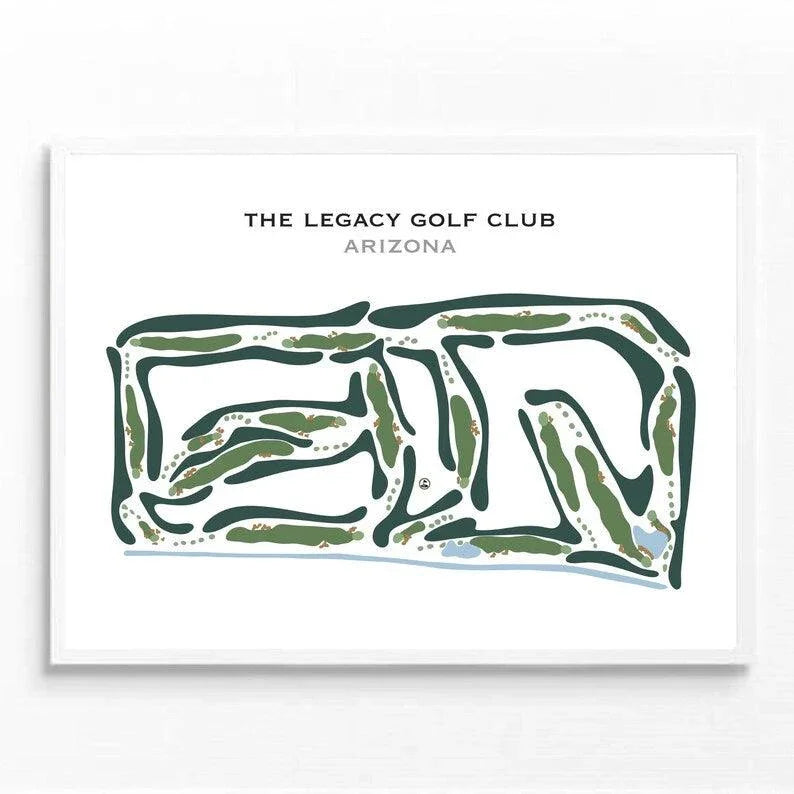 The Legacy Golf Club, Arizona - Printed Golf Courses
