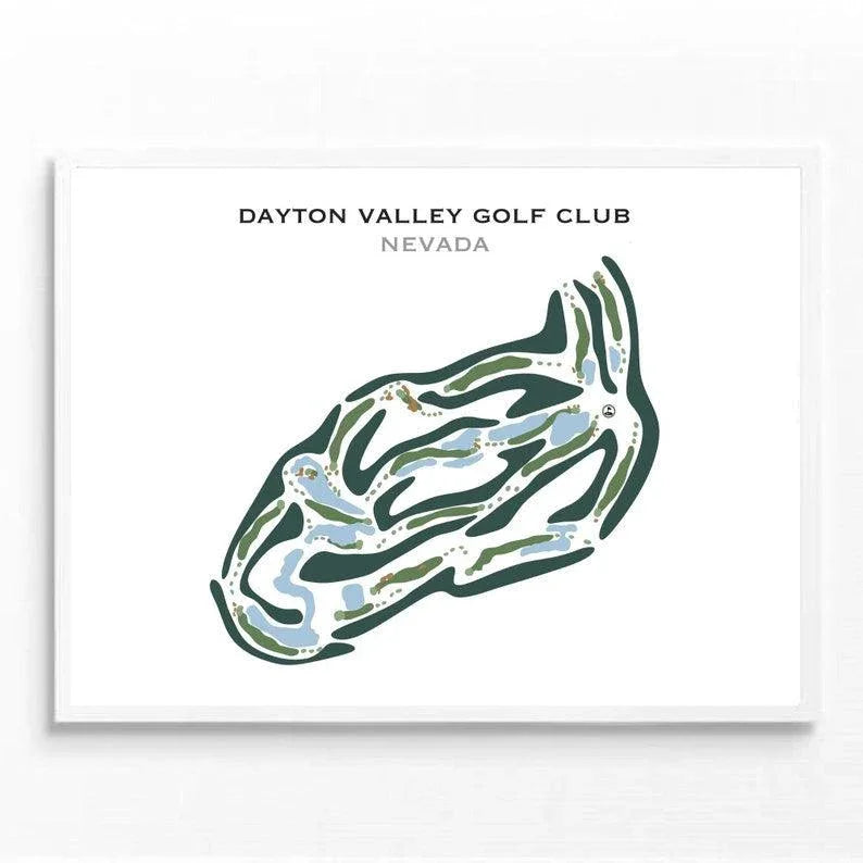 Dayton Valley Golf Club, Nevada - Printed Golf Courses