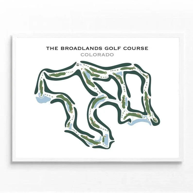 The Broadlands Golf Course, Colorado - Printed Golf Courses
