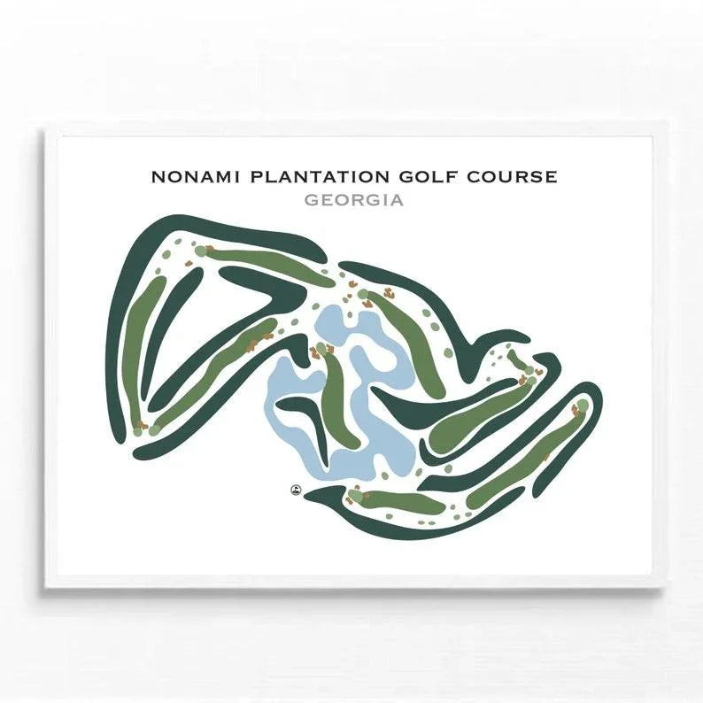 Nonami Plantation Golf Course, Georgia - Printed Golf Courses