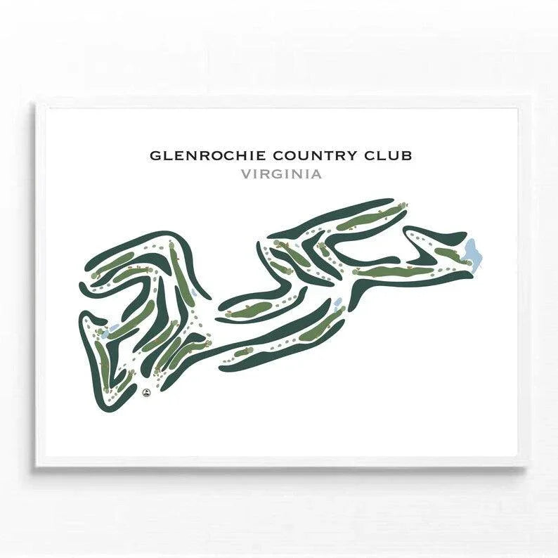 Glenrochie Country Club, Virginia - Printed Golf Courses