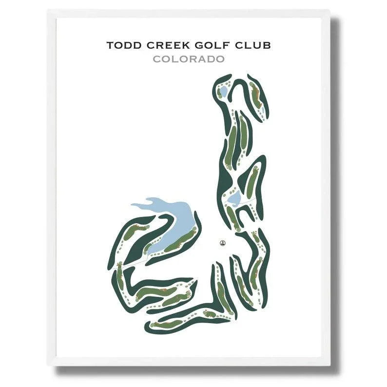 Todd Creek Golf Club, Colorado - Printed Golf Courses
