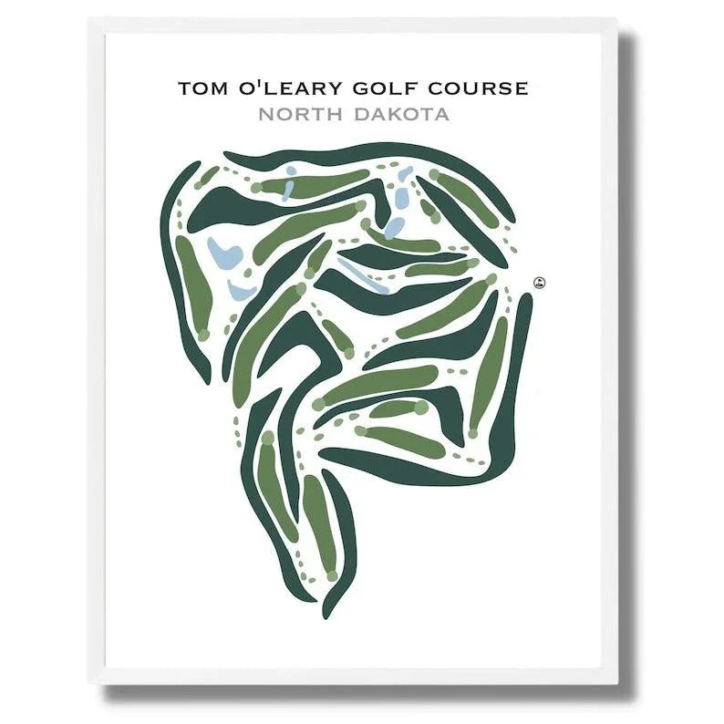 Tom O'Leary Golf Course, North Dakota - Printed Golf Courses
