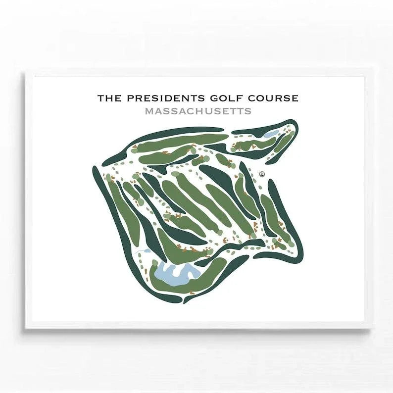 The Presidents Golf Course, Massachusetts - Printed Golf Courses