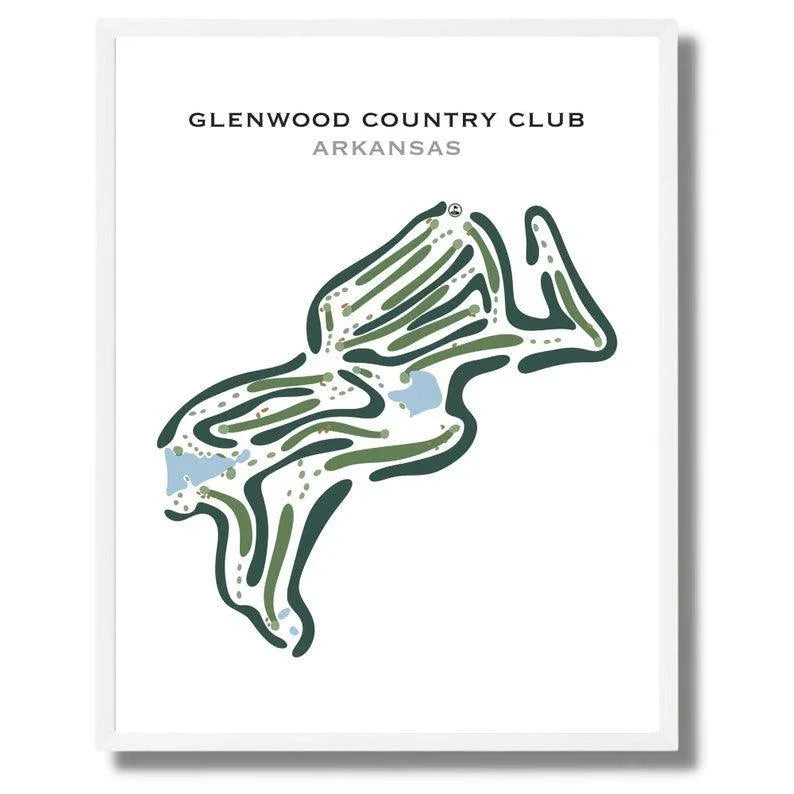 Glenwood Country Club, Arkansas - Printed Golf Courses