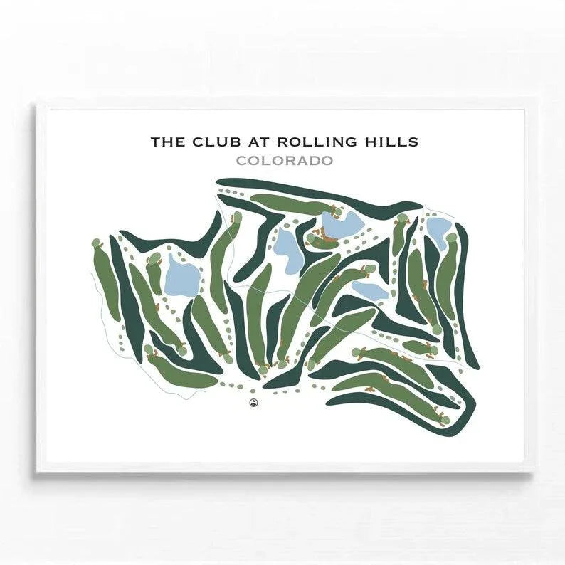 The Club at Rolling Hills, Colorado - Printed Golf Courses