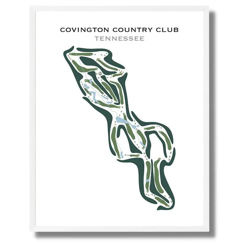 Covington Country Club, Tennessee - Printed Golf Courses