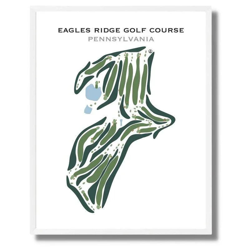Eagles Ridge Golf Course, Pennsylvania - Printed Golf Courses