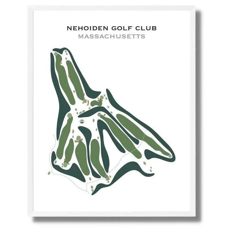 Nehoiden Golf Club, Massachusetts - Printed Golf Courses