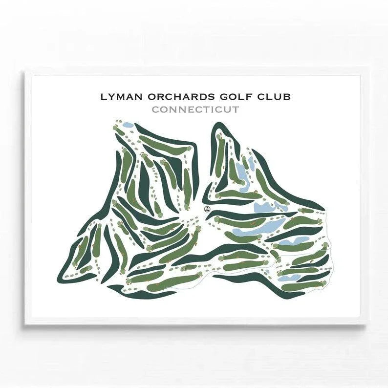 Lyman Orchards Golf Club, Connecticut - Printed Golf Courses