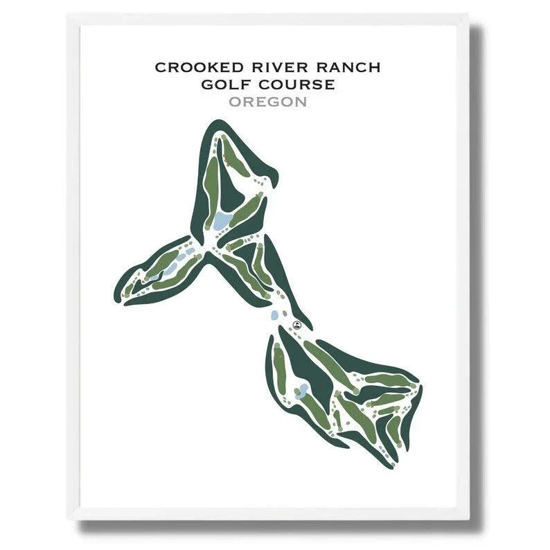 Crooked River Ranch Golf Course, Oregon - Printed Golf Courses