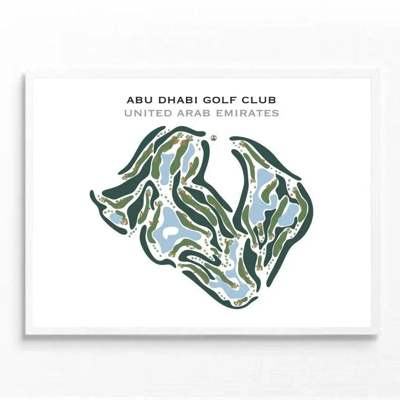 Abu Dhabi Golf Club, United Arab Emirates - Printed Golf Courses