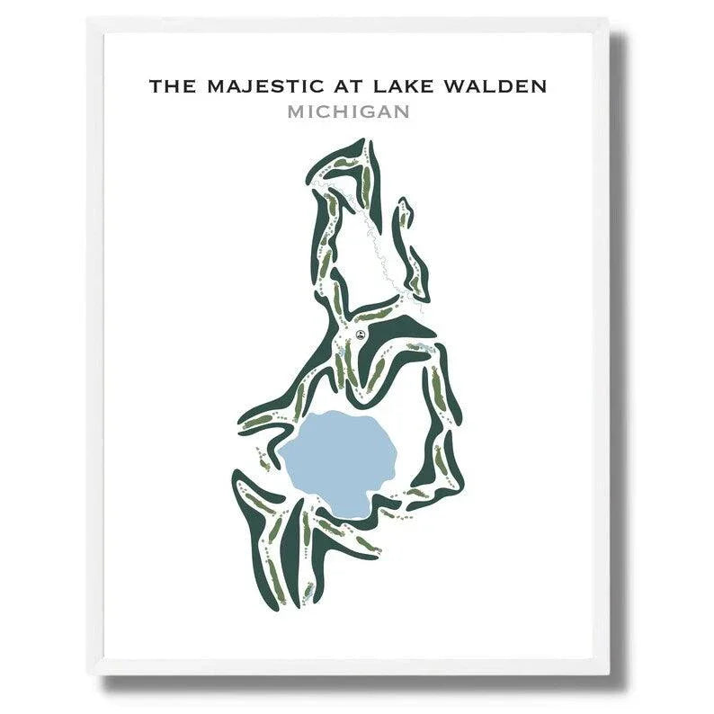 The Majestic at Lake Walden, Michigan - Printed Golf Courses