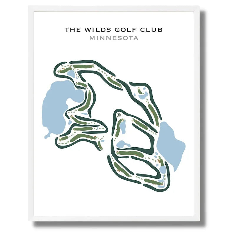 The Wilds Golf Club, Minnesota - Printed Golf Courses