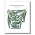 Oaks Country Club, Oklahoma - Printed Golf Courses