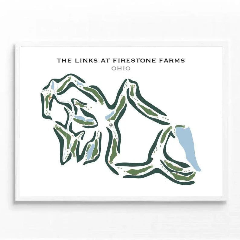 The Links at Firestone Farms, Ohio - Printed Golf Courses