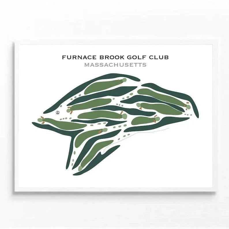 Furnace Brook Golf Club, Massachusetts - Printed Golf Courses