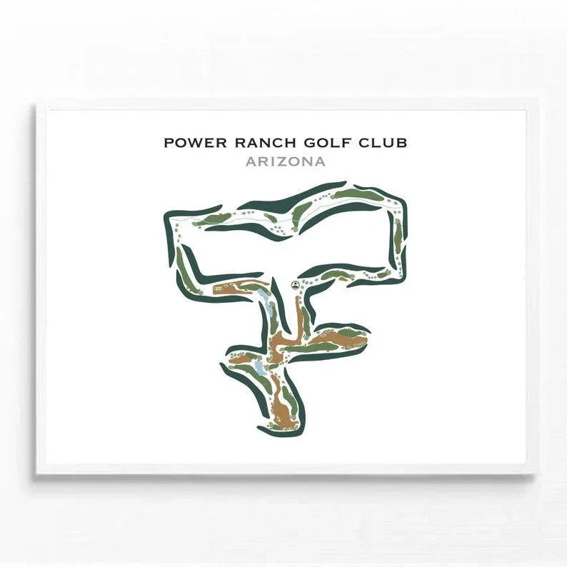 Power Ranch Golf Club, Arizona - Printed Golf Courses