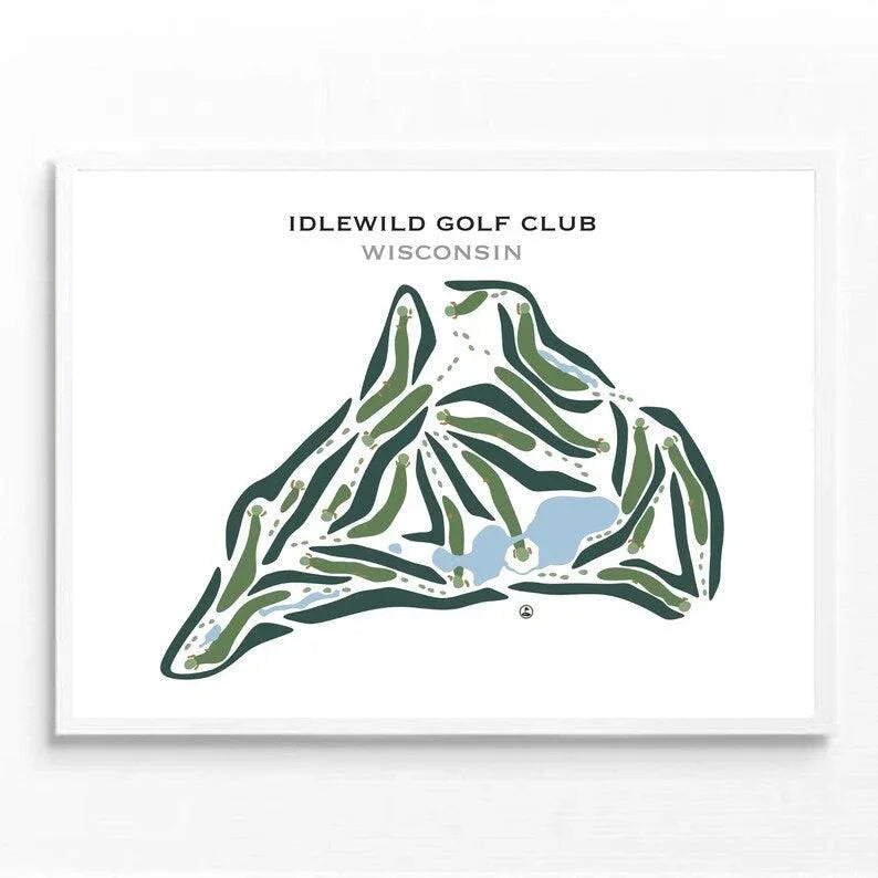 Idlewild Golf Club, Wisconsin - Printed Golf Courses