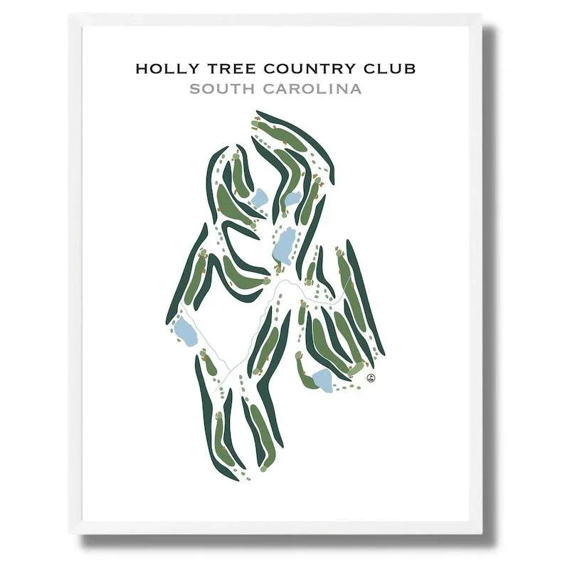 Holly Tree Country Club, South Carolina - Printed Golf Courses