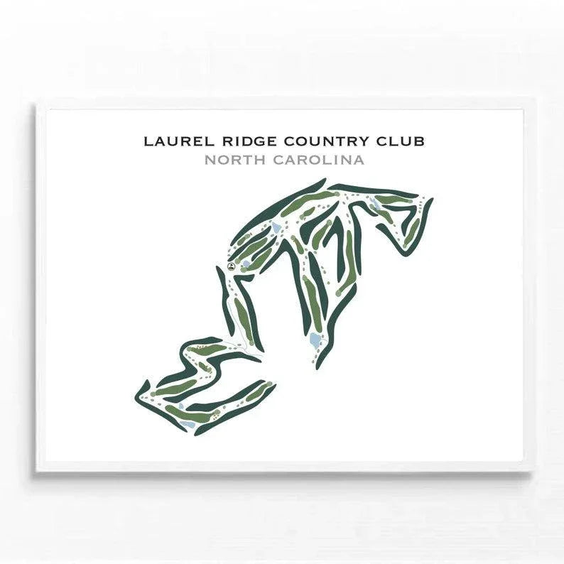 Laurel Ridge Country Club, North Carolina - Printed Golf Courses