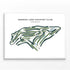 Oswego Lake Country Club, Oregon - Printed Golf Courses