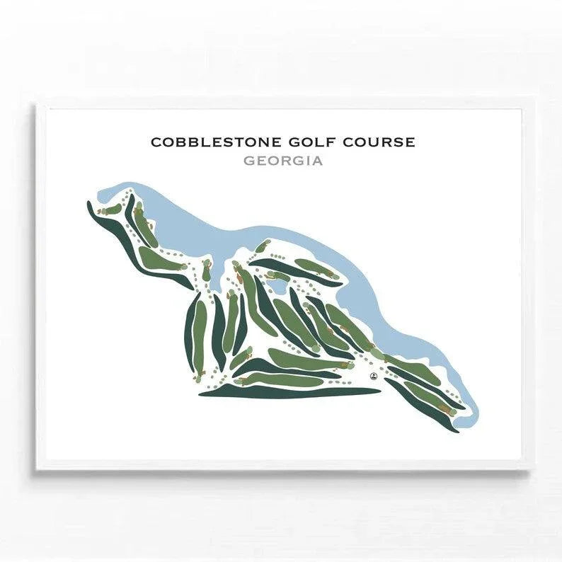 Cobblestone Golf Course, Georgia - Printed Golf Courses