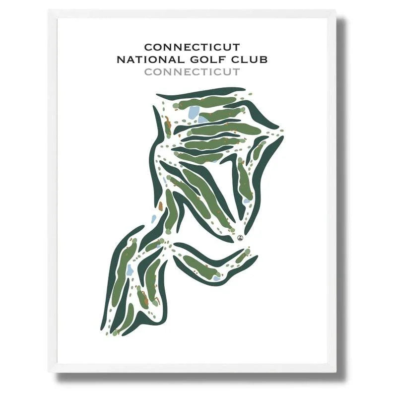 Connecticut National Golf Club, Connecticut - Printed Golf Courses