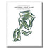 Connecticut National Golf Club, Connecticut - Printed Golf Courses