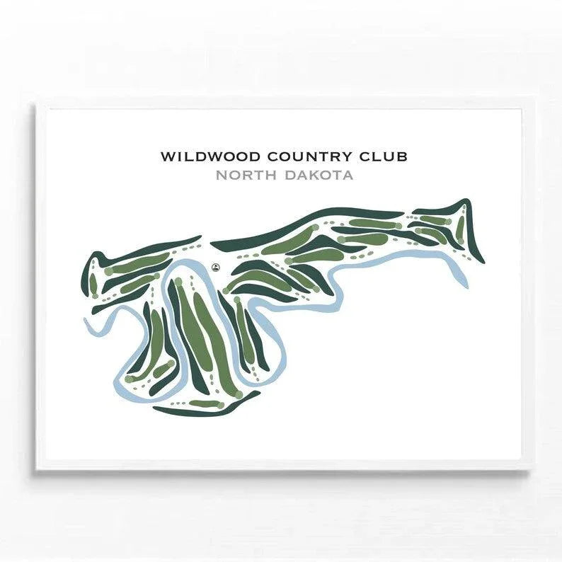 Wildwood Country Club, North Dakota - Printed Golf Courses