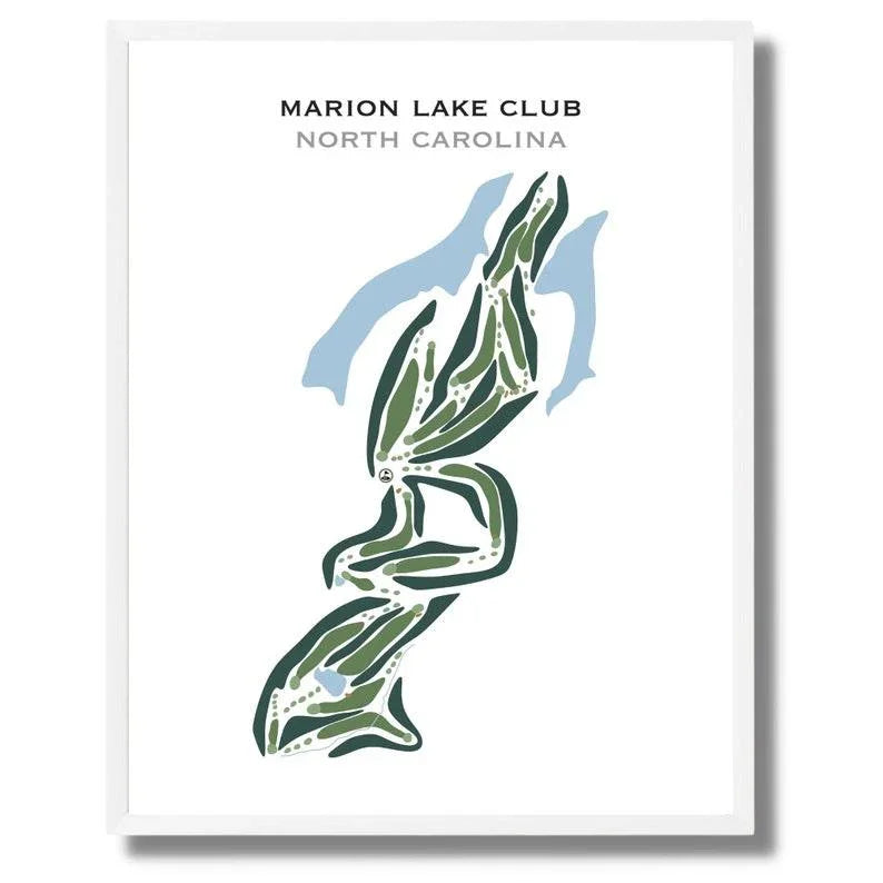 Marion Lake Club, North Carolina - Printed Golf Courses