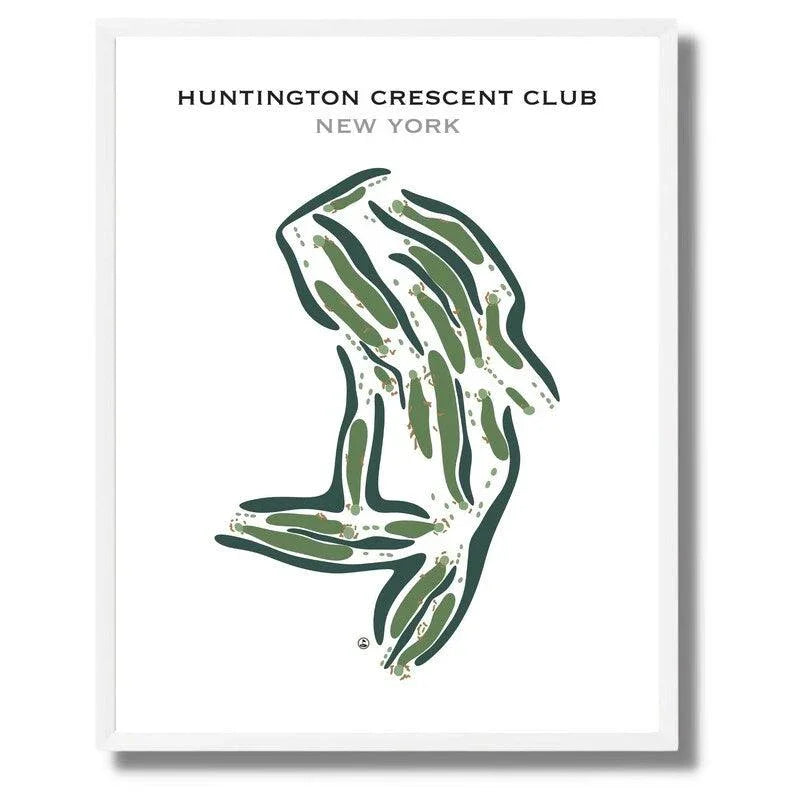 Huntington Crescent Club, New York - Printed Golf Courses
