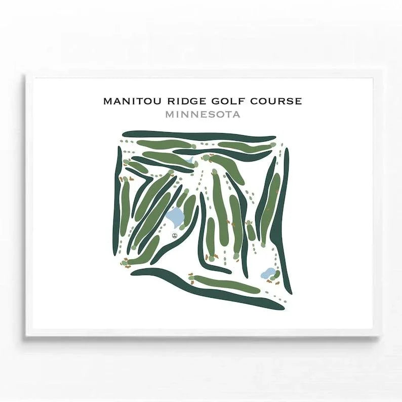 Manitou Ridge Golf Course, Minnesota - Printed Golf Courses