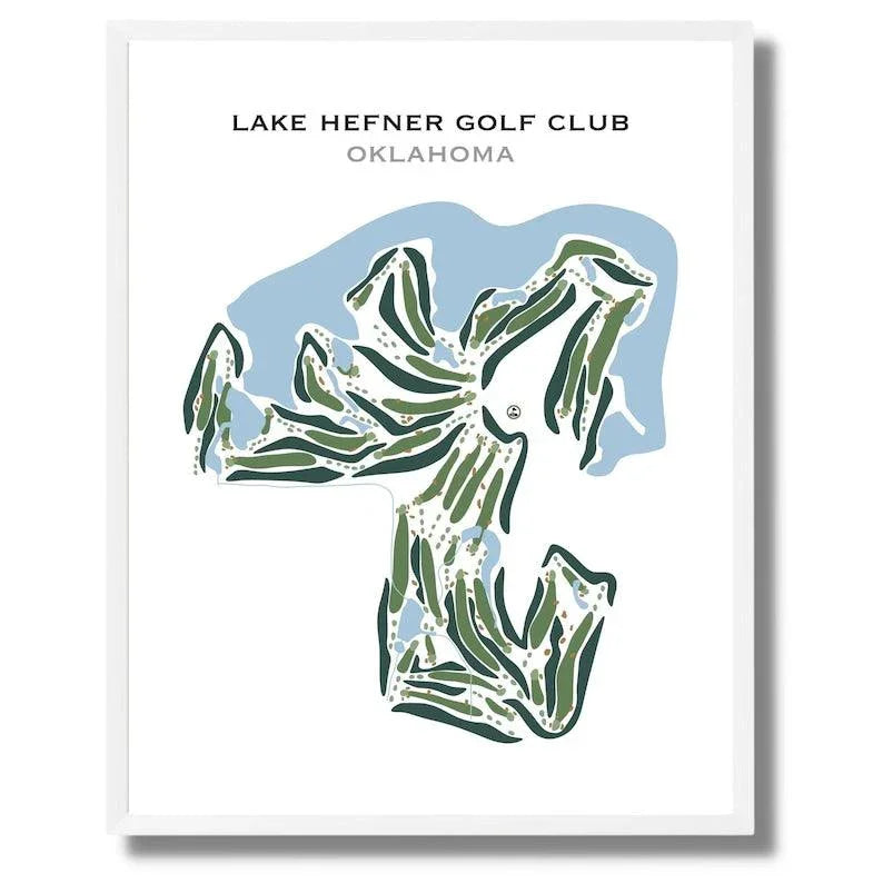 Lake Hefner Golf Club, Oklahoma - Printed Golf Courses