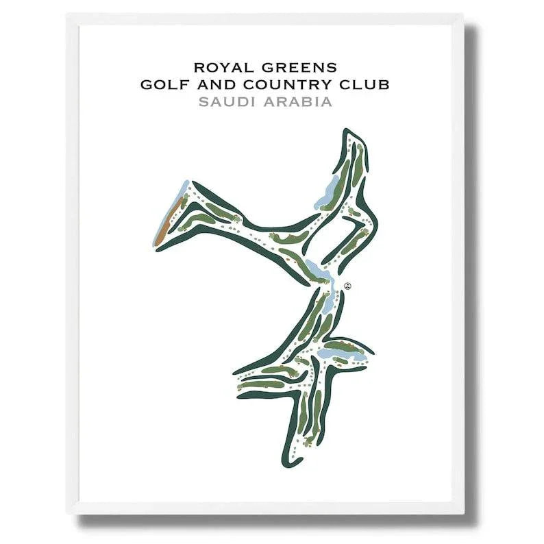 Royal Greens Golf & Country Club, Saudi Arabia - Printed Golf Courses
