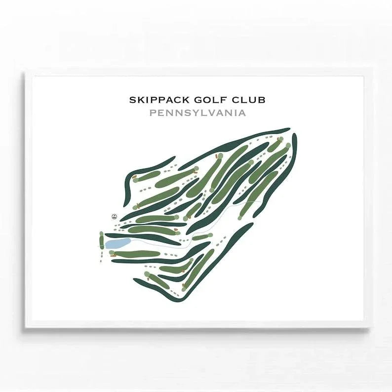 Skippack Golf Club, Pennsylvania - Printed Golf Courses