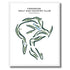 Creekside Golf & Country Club, Georgia - Printed Golf Courses