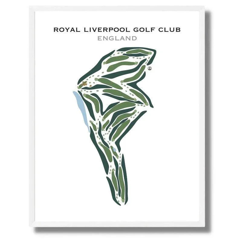 Royal Liverpool Golf Club, England - Printed Golf Courses