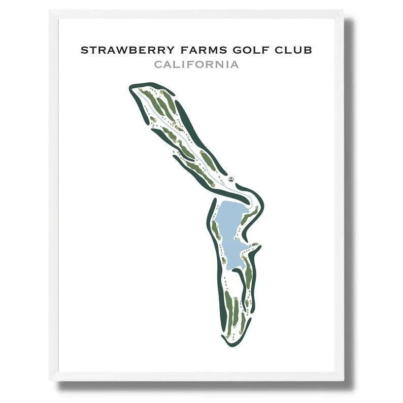 Strawberry Farms Golf Club, California - Printed Golf Courses