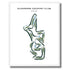 Glenmoor Country Club, Ohio - Printed Golf Courses