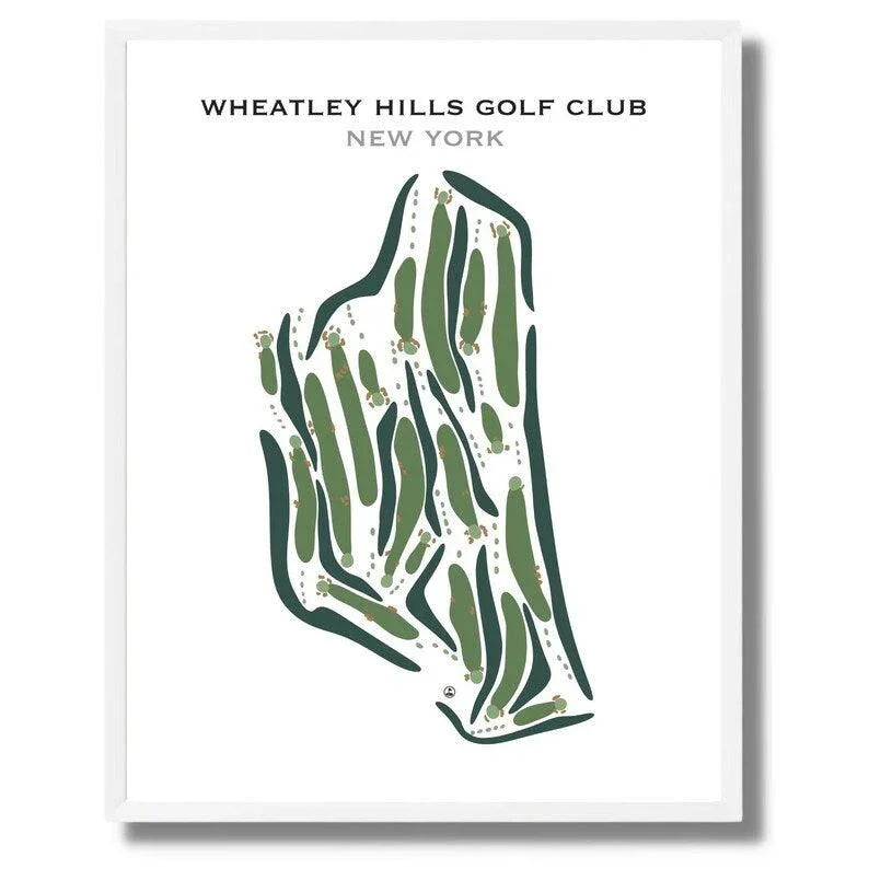 Wheatley Hills Golf Club, New York - Printed Golf Courses