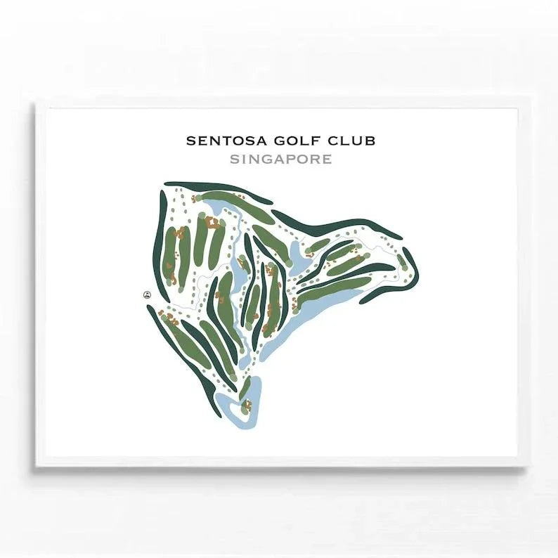 Sentosa Golf Club, Singapore - Printed Golf Courses