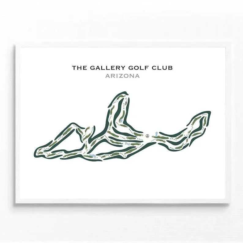 The Gallery Golf Club, Arizona - Printed Golf Courses
