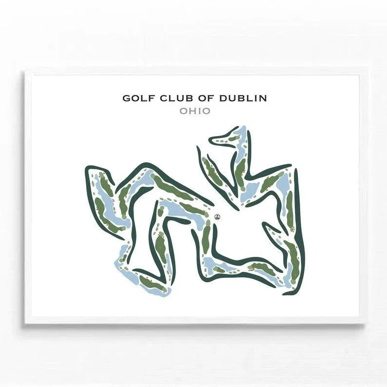 Golf Club of Dublin, Ohio - Printed Golf Courses