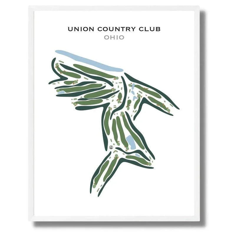 Union Country Club, Ohio - Printed Golf Courses