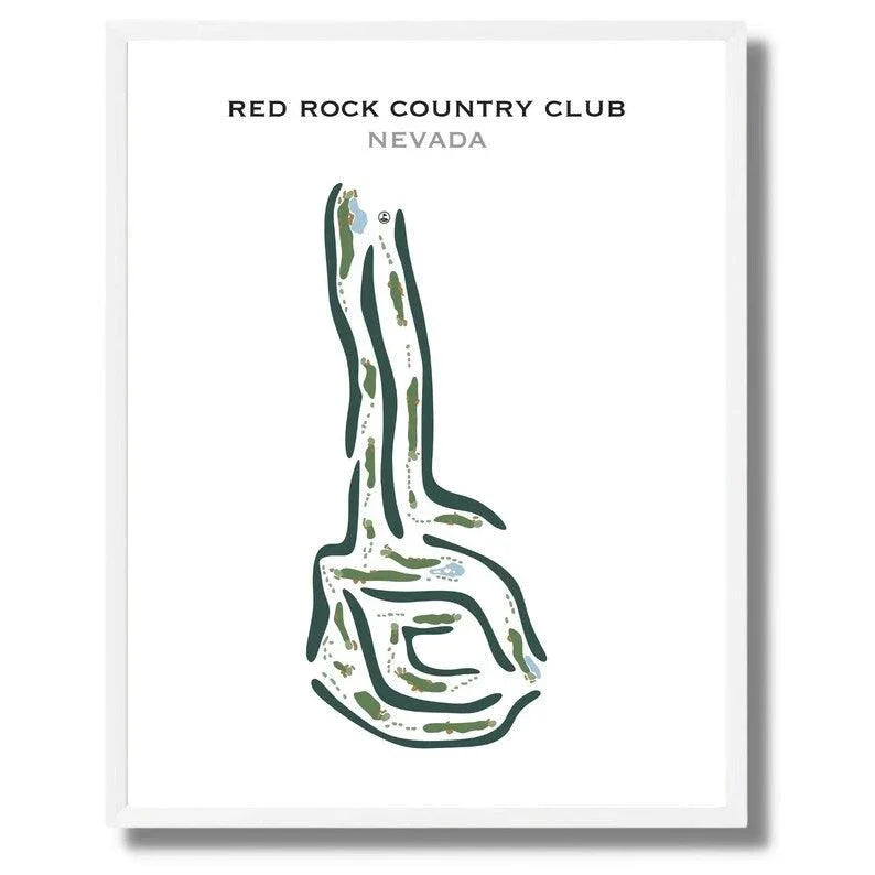 Red Rock Country Club, Nevada - Printed Golf Courses