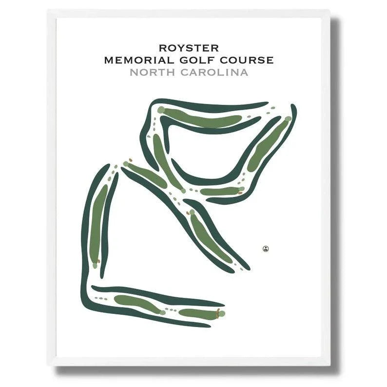 Royster Memorial Golf Course, North Carolina - Printed Golf Courses